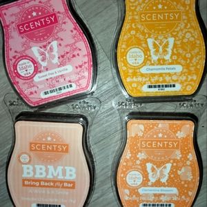 Floral Blossom Bundle 4 New bars Scentsy htf or sold out bars 3.2 fl oz each